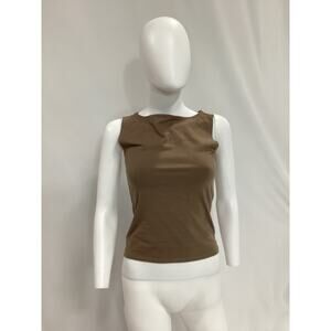 Reformation 'Dusk' Brown Knit Top Size S